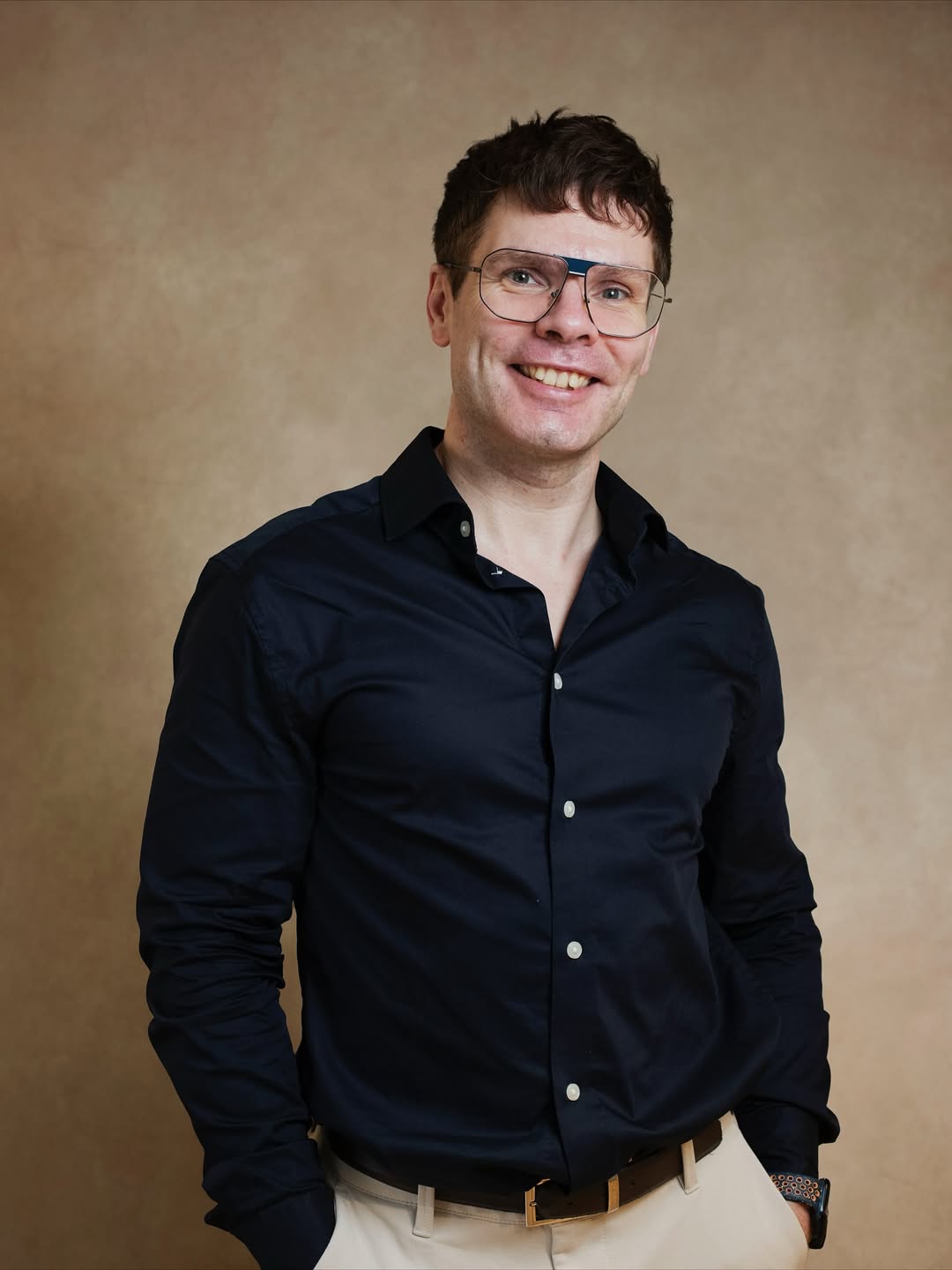 Vitalii, lead stylist at Hair Good Studio